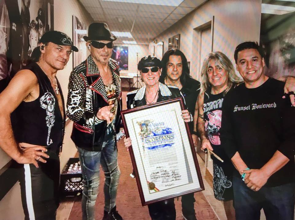 October 6th Scorpions Day in Los Angeles, CA Scorpions