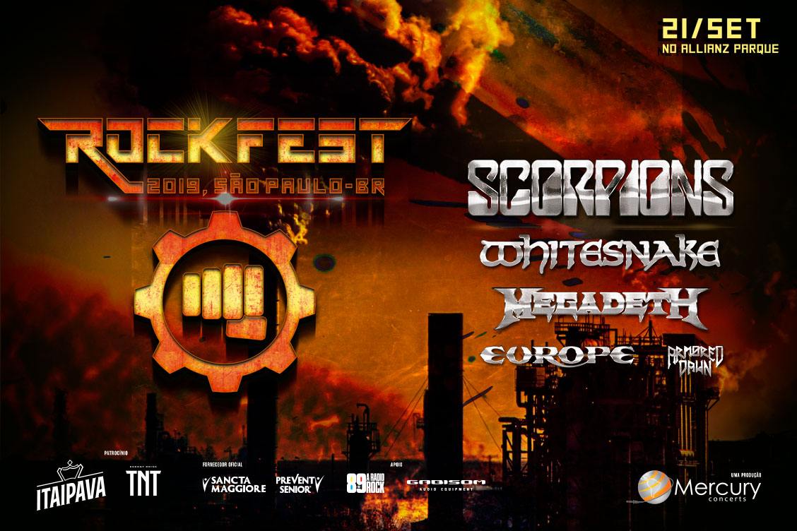 Sao Paulo, Brazil – Rockfest Festival Announced – Scorpions