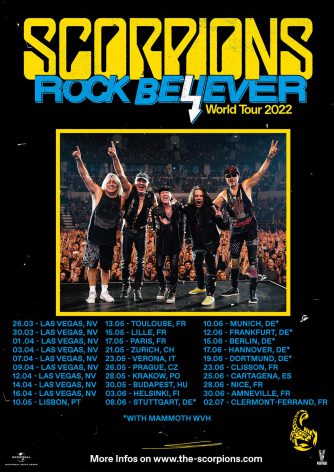 Scorpions Announce New Studio Album “Rock Believer” + World Tour – Scorpions