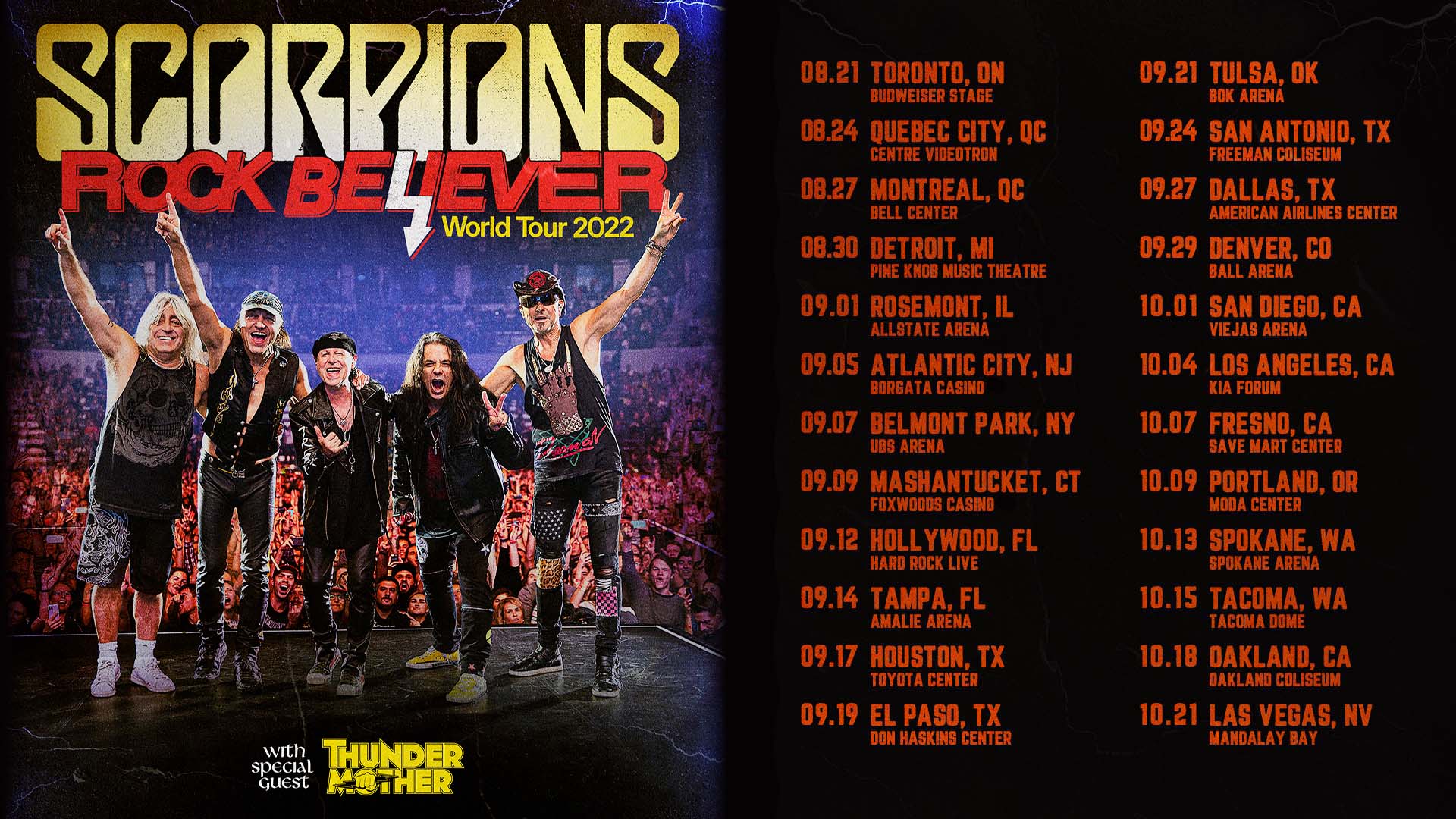 Rock Believer North America Tour