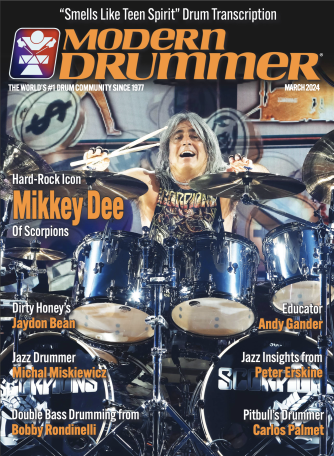 Mikkey Dee On Cover Of Modern Drummer’s March Issue